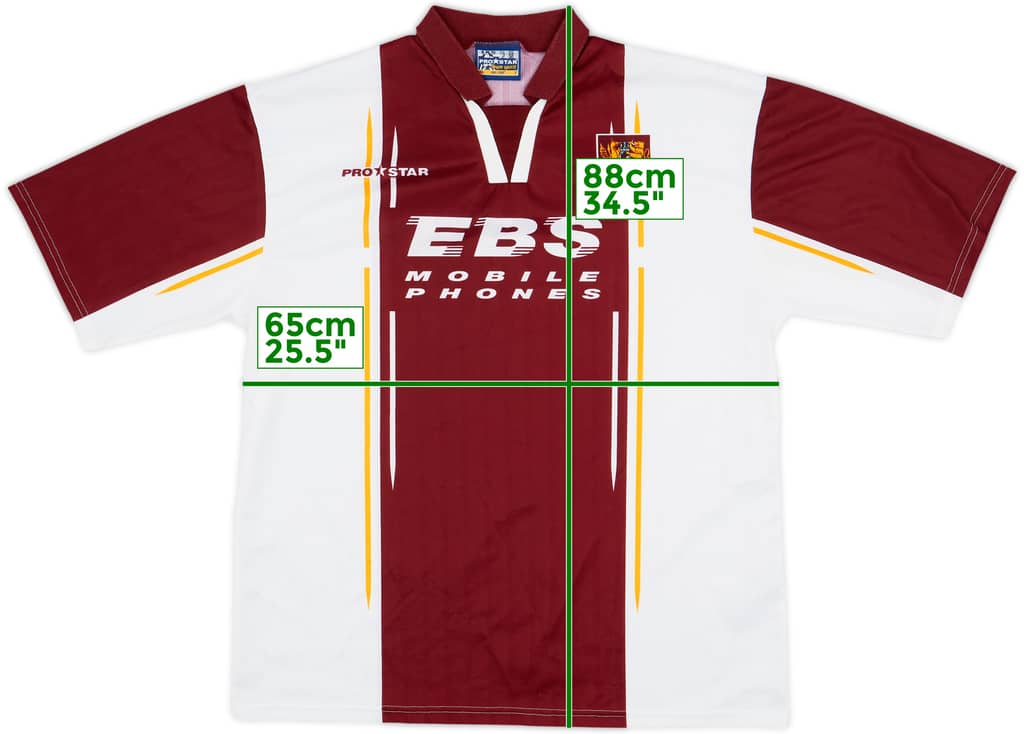 1997-98 Northampton Centenary Home Shirt - 9/10 - (XL)