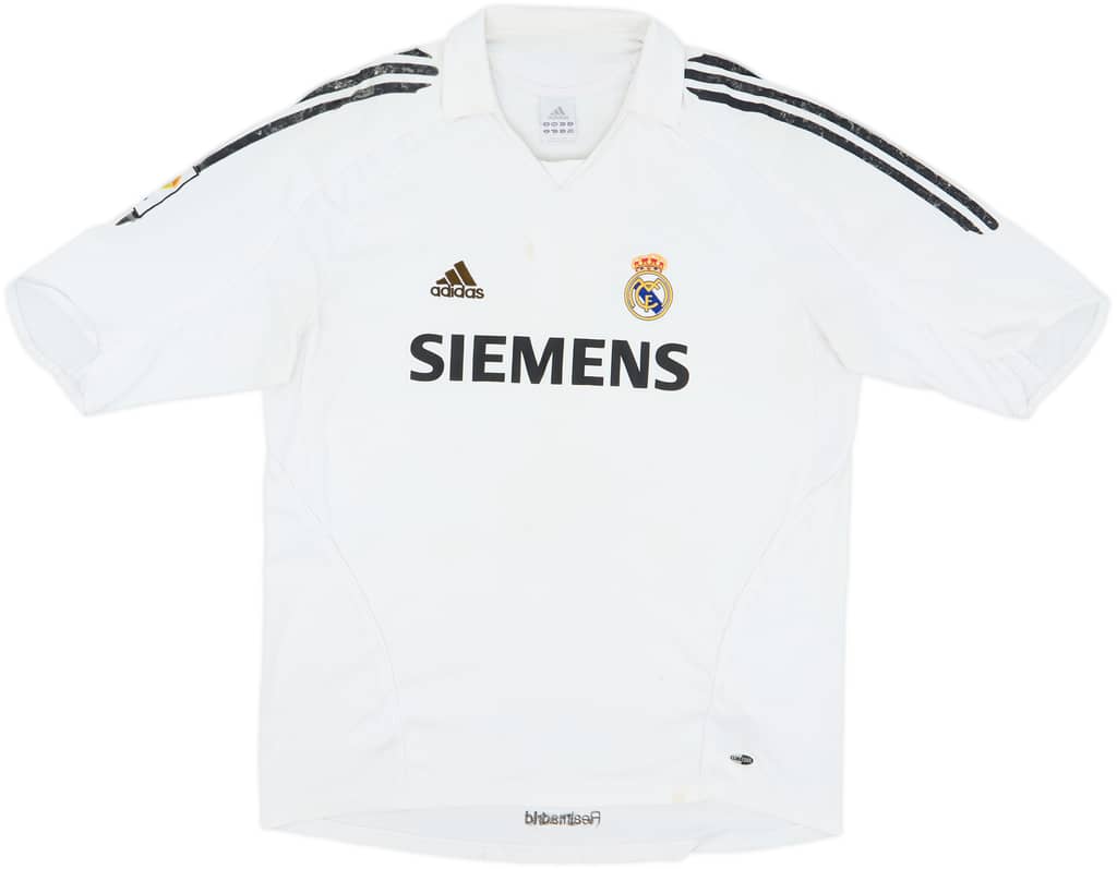 2005-06 Real Madrid Home Shirt - 4/10 - (XL)