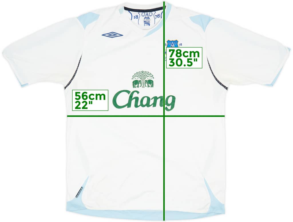 2006-07 Everton Away Shirt - 5/10 - (XL)