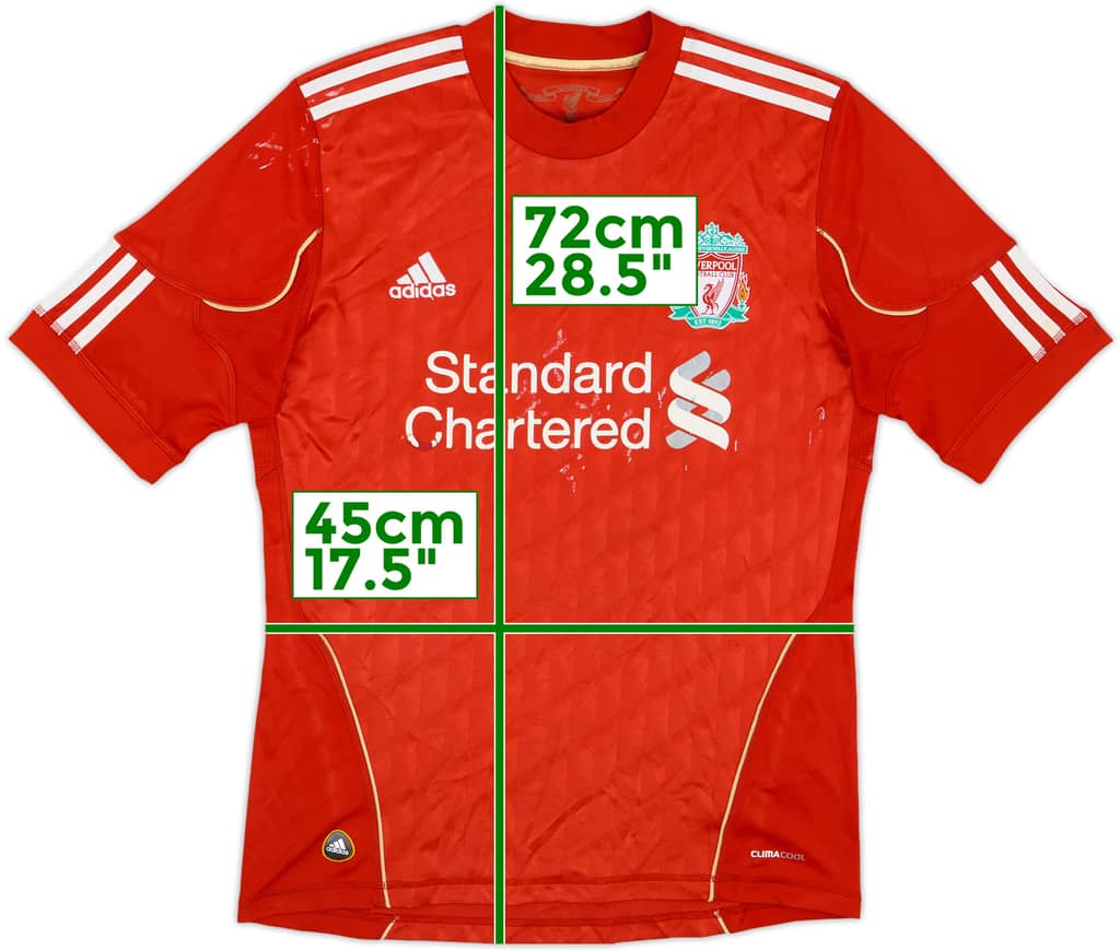 2010-12 Liverpool Home Shirt - 4/10 - (S)