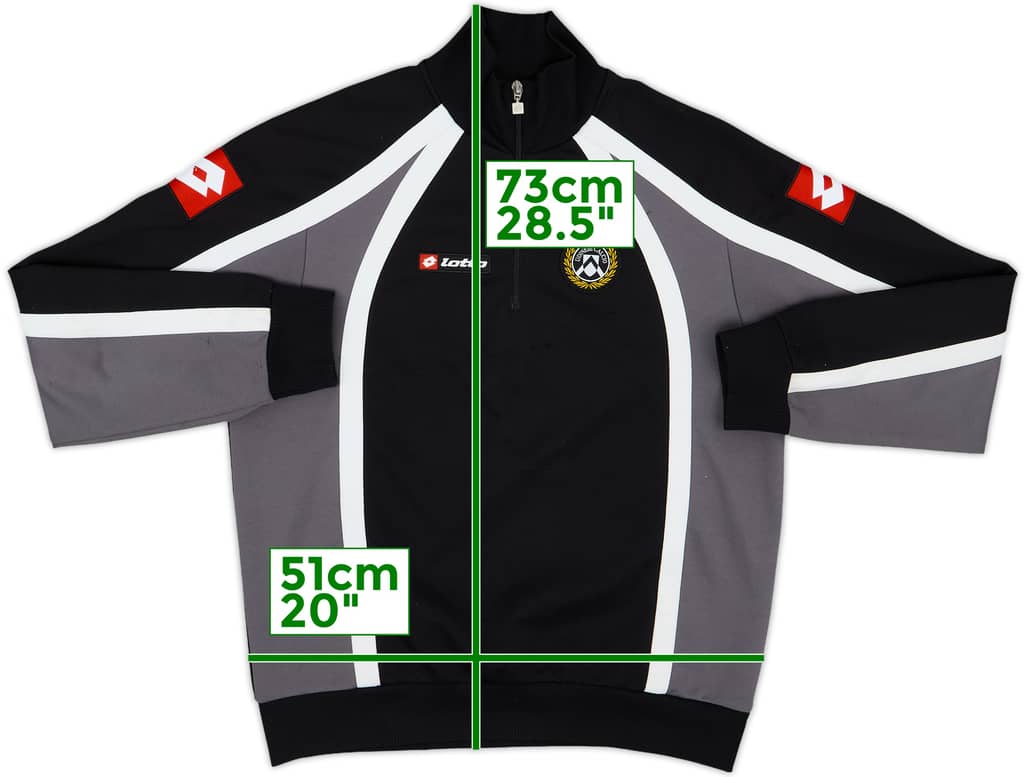 2008-09 Udinese Lotto 1/4 Zip Drill Top - 6/10 - (XL.Boys)