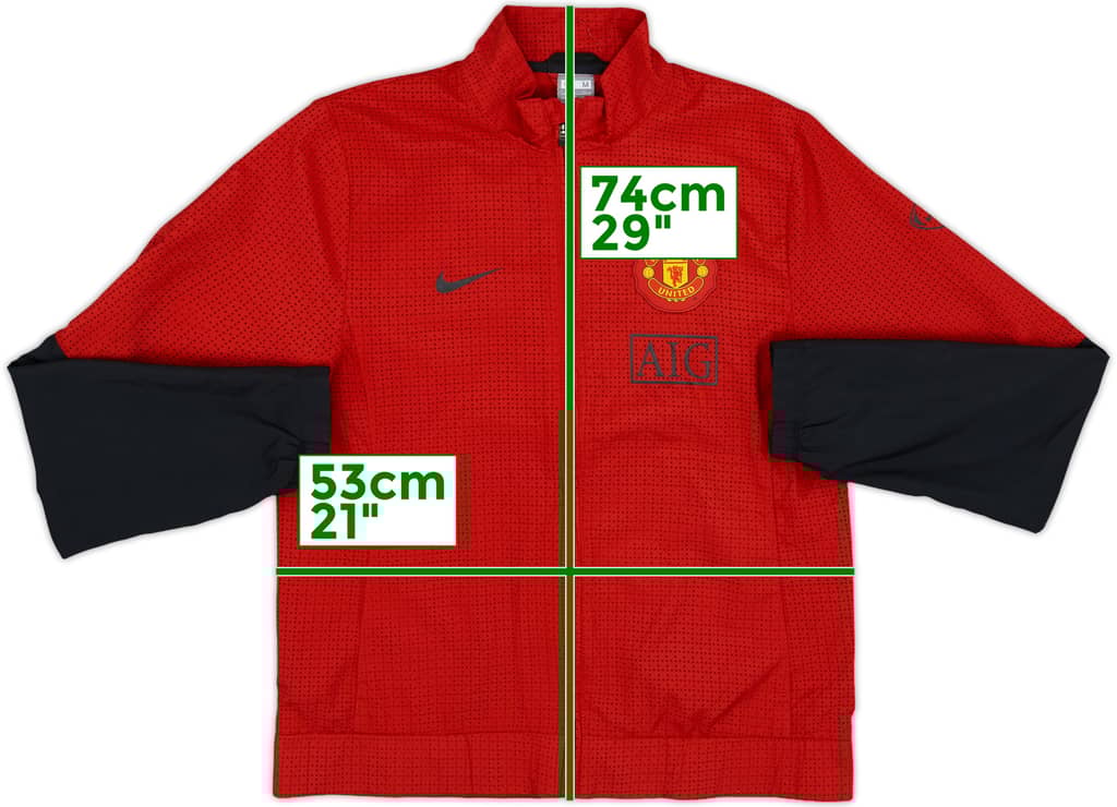 2009-10 Manchester United adidas Track Jacket - 10/10 - (M)