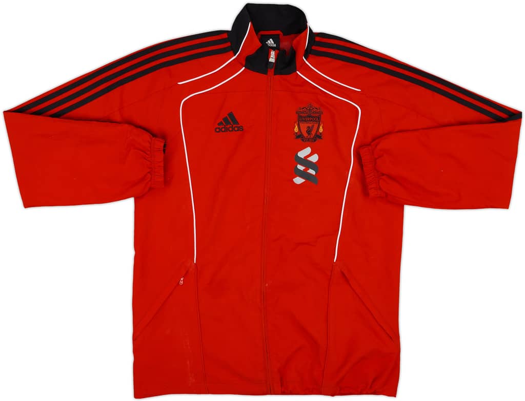 2010-11 Liverpool adidas Track Jacket - 8/10 - (M)