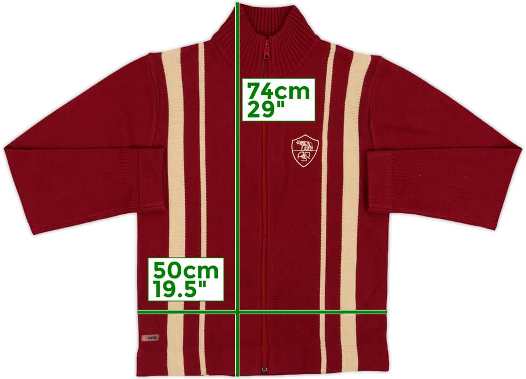 2013-14 Roma Knitted Track Jacket - 9/10 - (L)