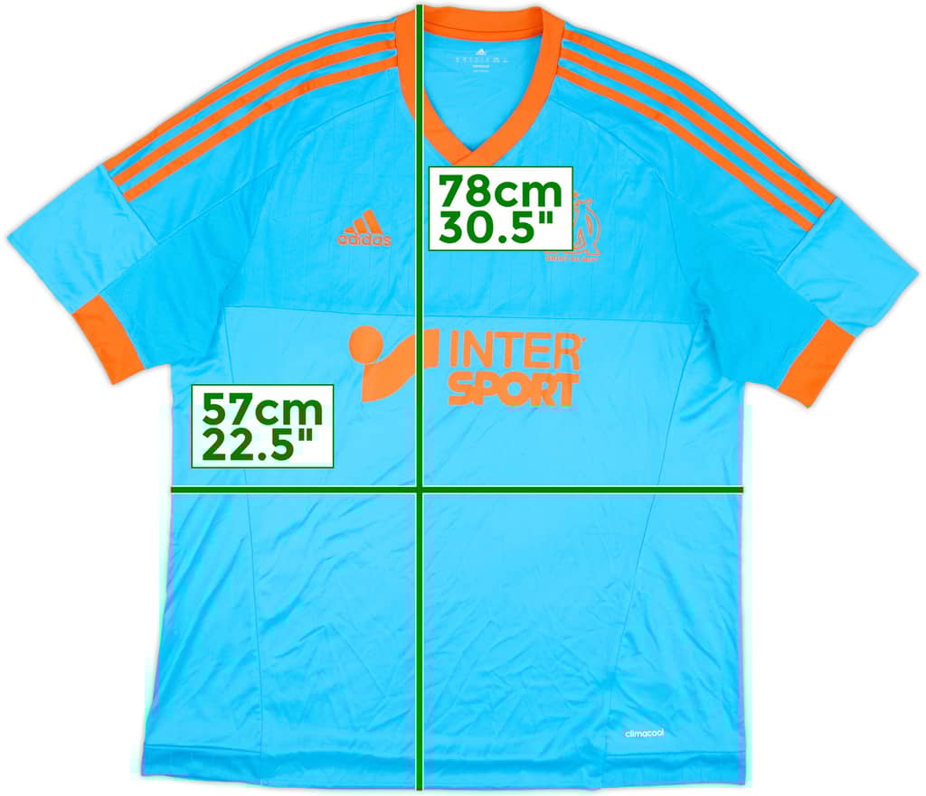 2014-15 Olympique Marseille Fourth Shirt - 10/10 - (XL)