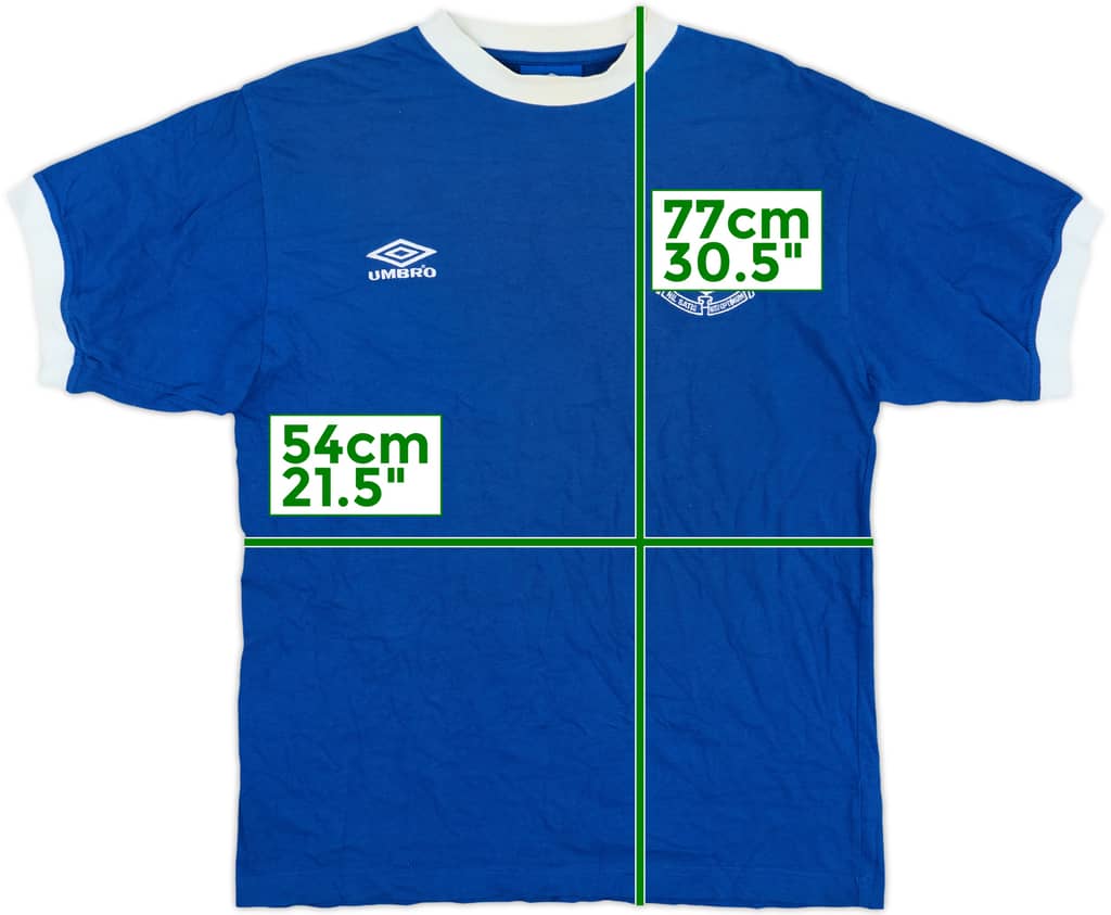 1999-00 Everton Umbro Cotton Tee - 6/10 - (M)