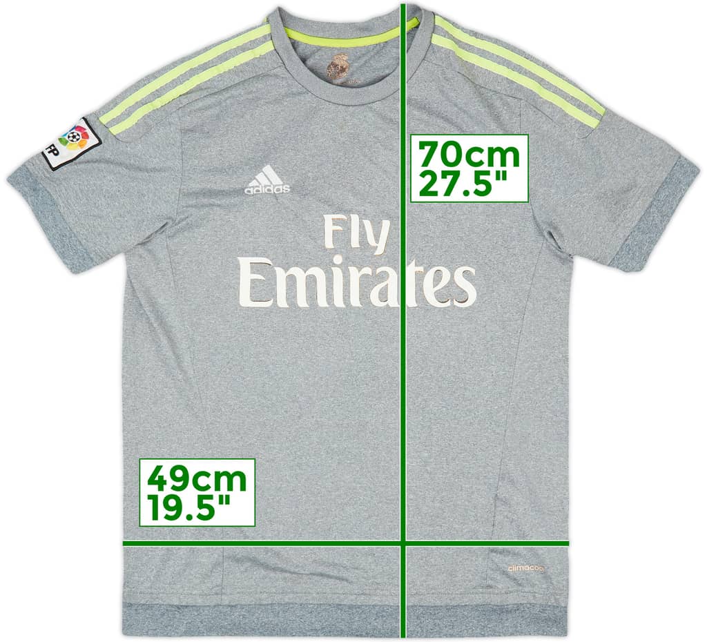 2015-16 Real Madrid Away Shirt - 3/10 - (M)