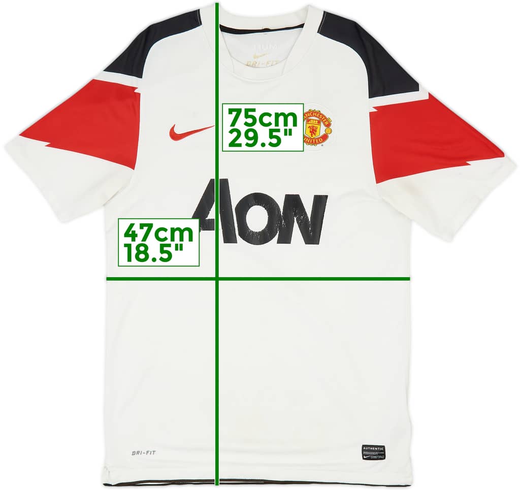 2010-12 Manchester United Away Shirt - 5/10 - (S)