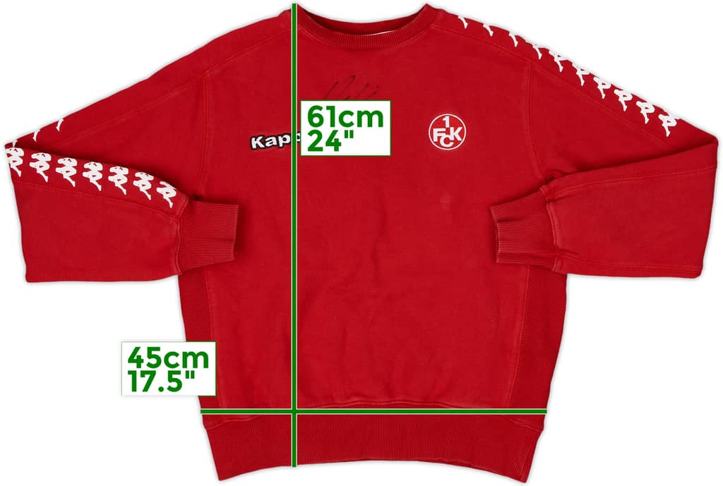 2005-06 Kaiserslautern Signed Kappa Sweat Top - 7/10 - (S)