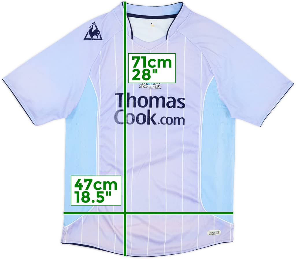 2007-08 Manchester City Home Shirt - 4/10 - (M)