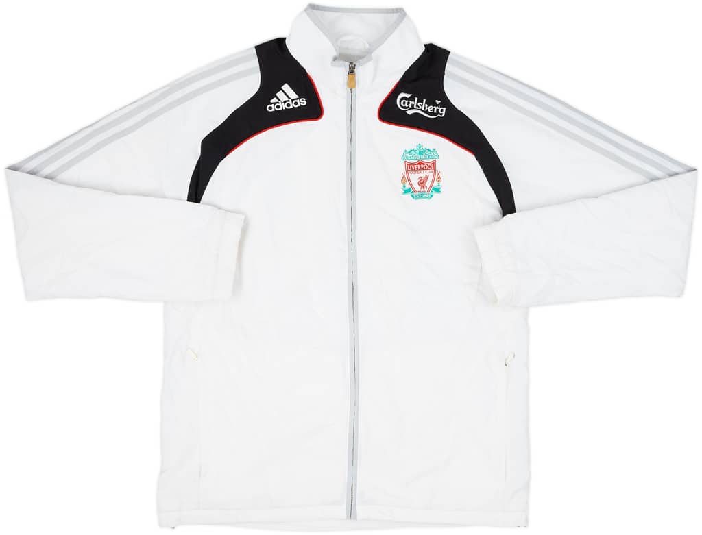 2008-09 Liverpool adidas Track Jacket - 8/10 - (M)