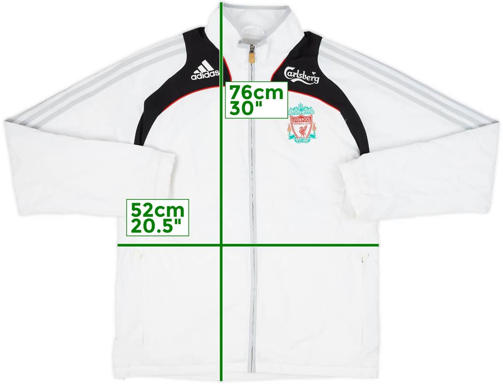 2008-09 Liverpool adidas Track Jacket - 8/10 - (M)