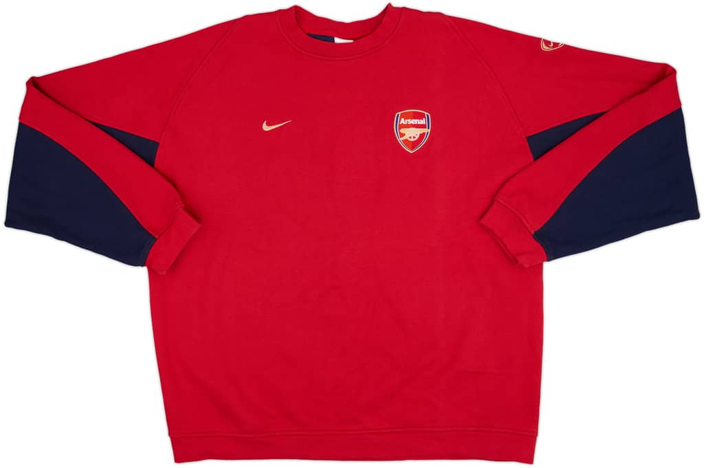2003-04 Arsenal Nike Sweat Top - 9/10 - (XXL)