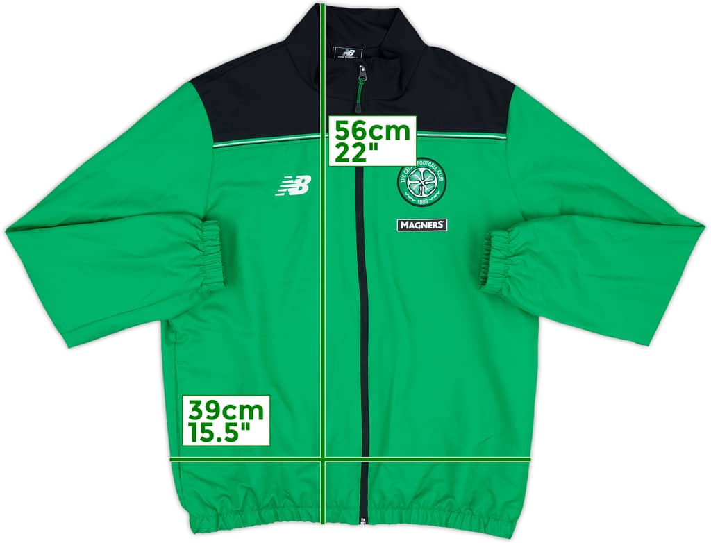 2015-16 Celtic New Balance Track Jacket - 9/10 - (L)