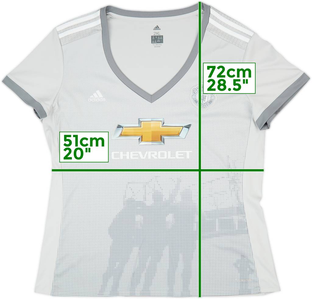 2017-18 Manchester United Third Shirt - 8/10 - (Women's XXL)