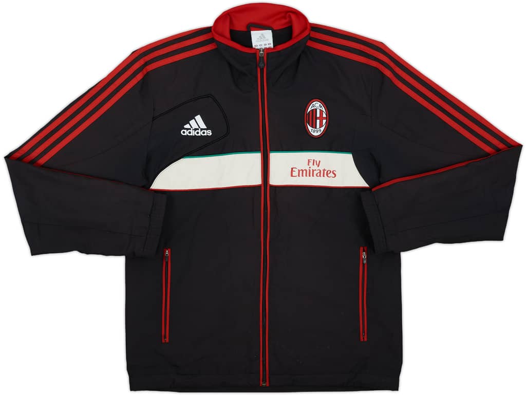 2012-13 AC Milan adidas Track Jacket - 6/10 - (S)