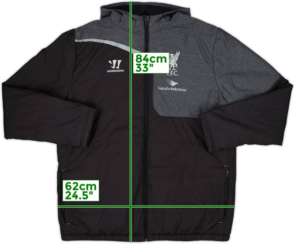 2014-15 Liverpool Warrior Padded Bench Coat - 7/10 - (XL)
