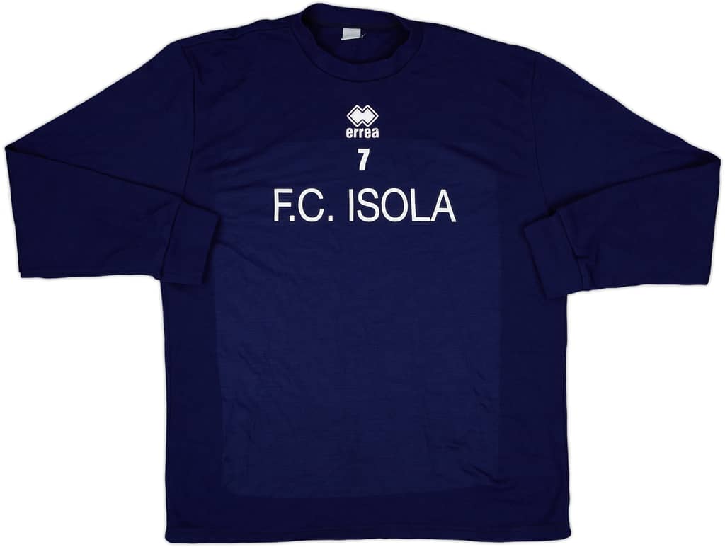 1990s Errea Template Player Issue Sweat Top (FC Isola) #7 - 7/10 - (XL)