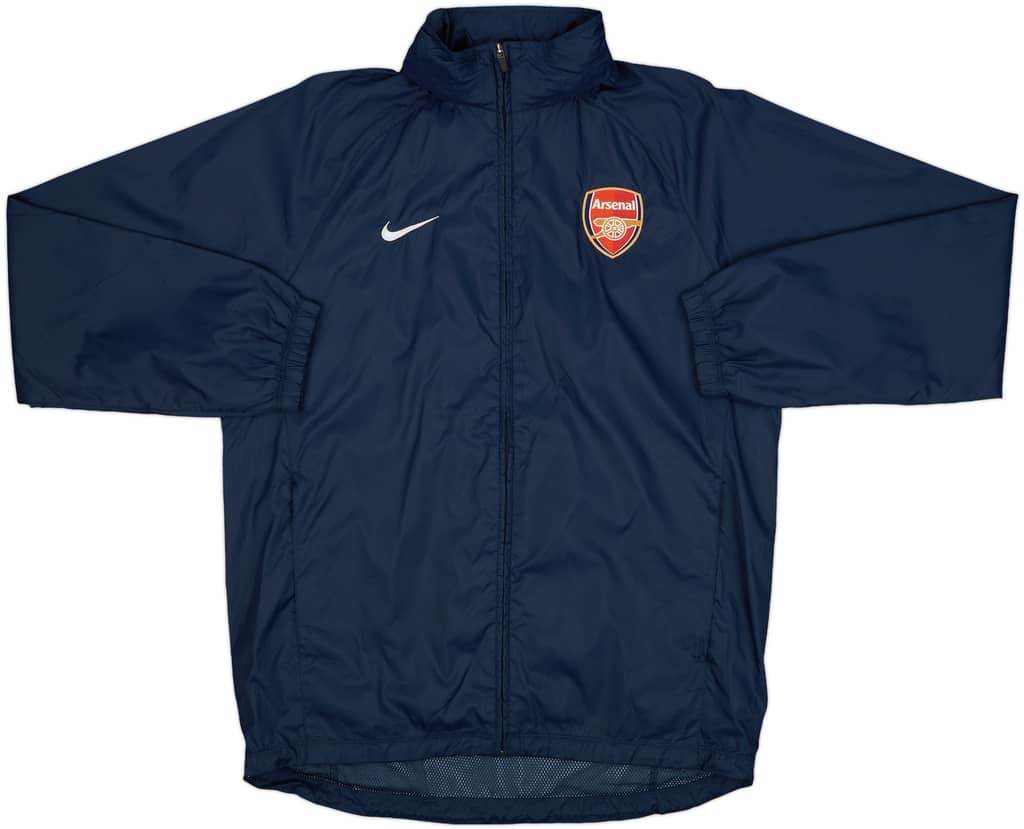 2013-14 Nike Template Hooded Rain Jacket (Arsenal) - 10/10 - (M)