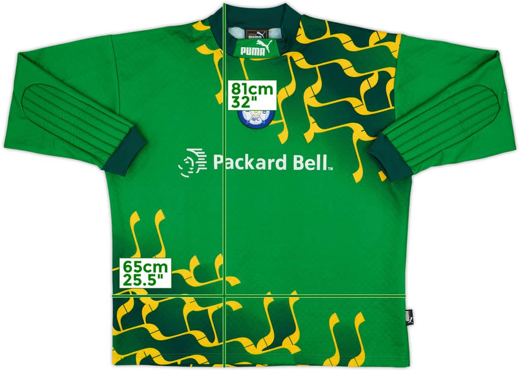 1996-98 Leeds United GK Shirt - 10/10 - (XL)