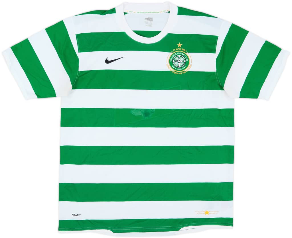 2007-08 Celtic Home Shirt - 4/10 - (XL)