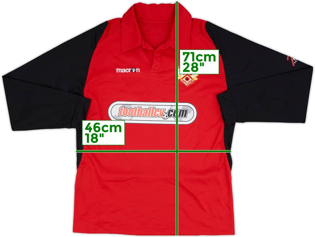 2011-12 Kettering Town Home L/S Shirt - 7/10 - (M)