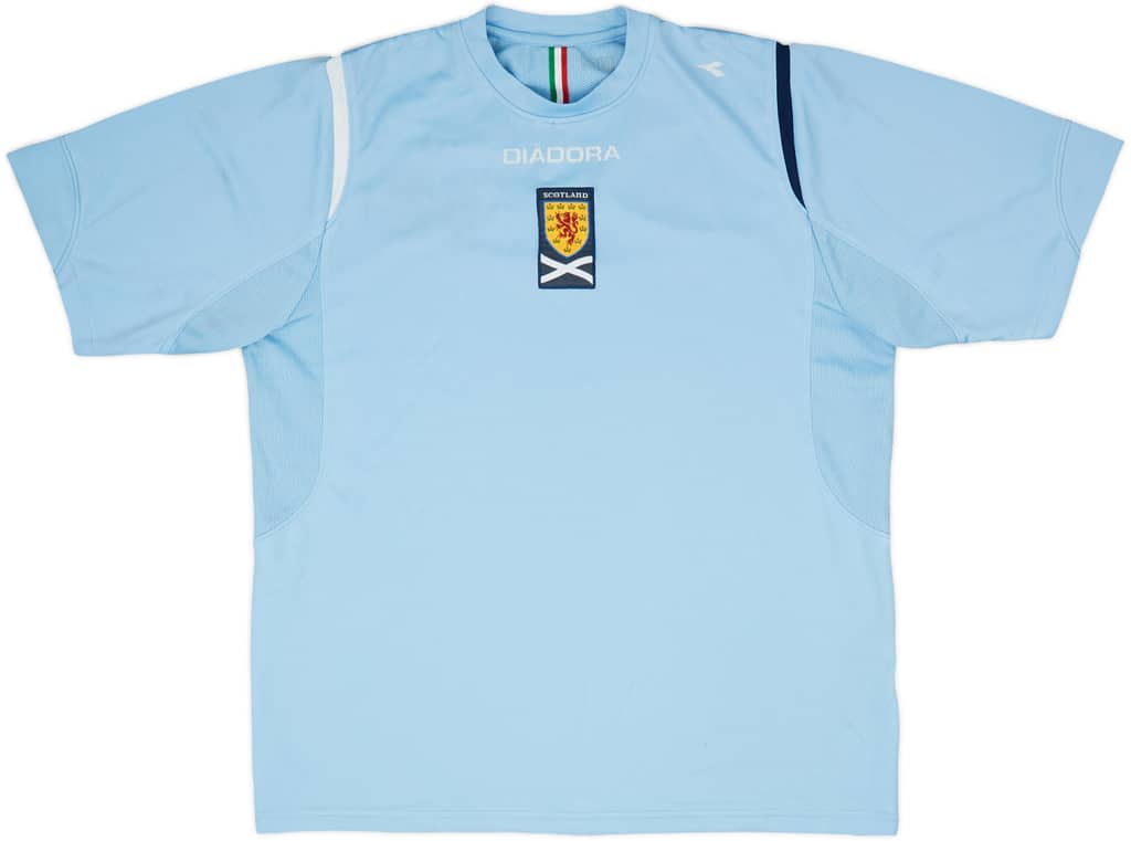 2007-08 Scotland Diadora Training Shirt - 7/10 - (L)
