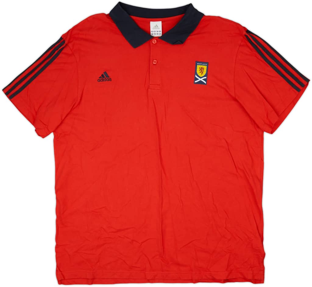 2011-12 Scotland adidas Polo Shirt - 9/10 - (XXL)