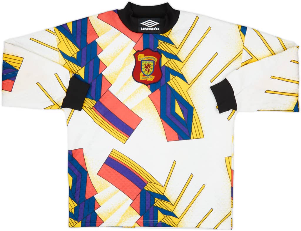1994-95 Scotland GK Shirt - 8/10 - (Y)