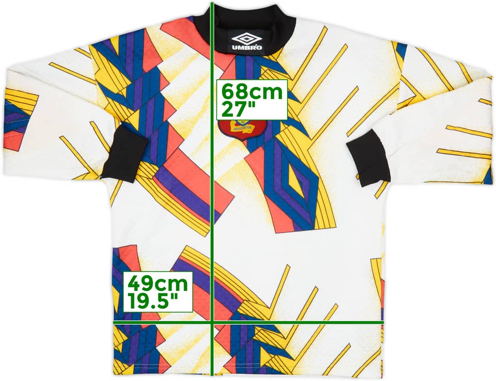 1994-95 Scotland GK Shirt - 8/10 - (Y)
