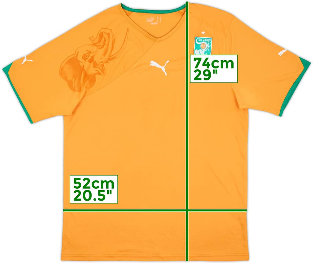 2010-11 Ivory Coast Home Shirt - 8/10 - (L)