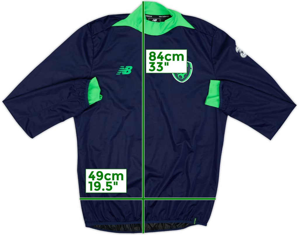 2017-18 Ireland New Balance Drill Top - 9/10 - (L)