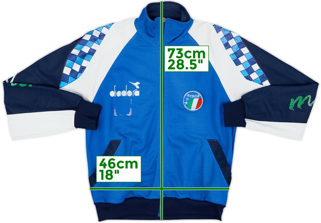 1990 Italy Diadora Track Jacket - 4/10 - (M)