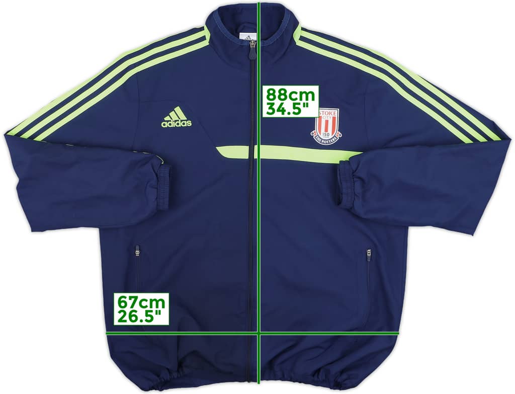 2013-14 Stoke adidas Track Jacket - 8/10 - (L)