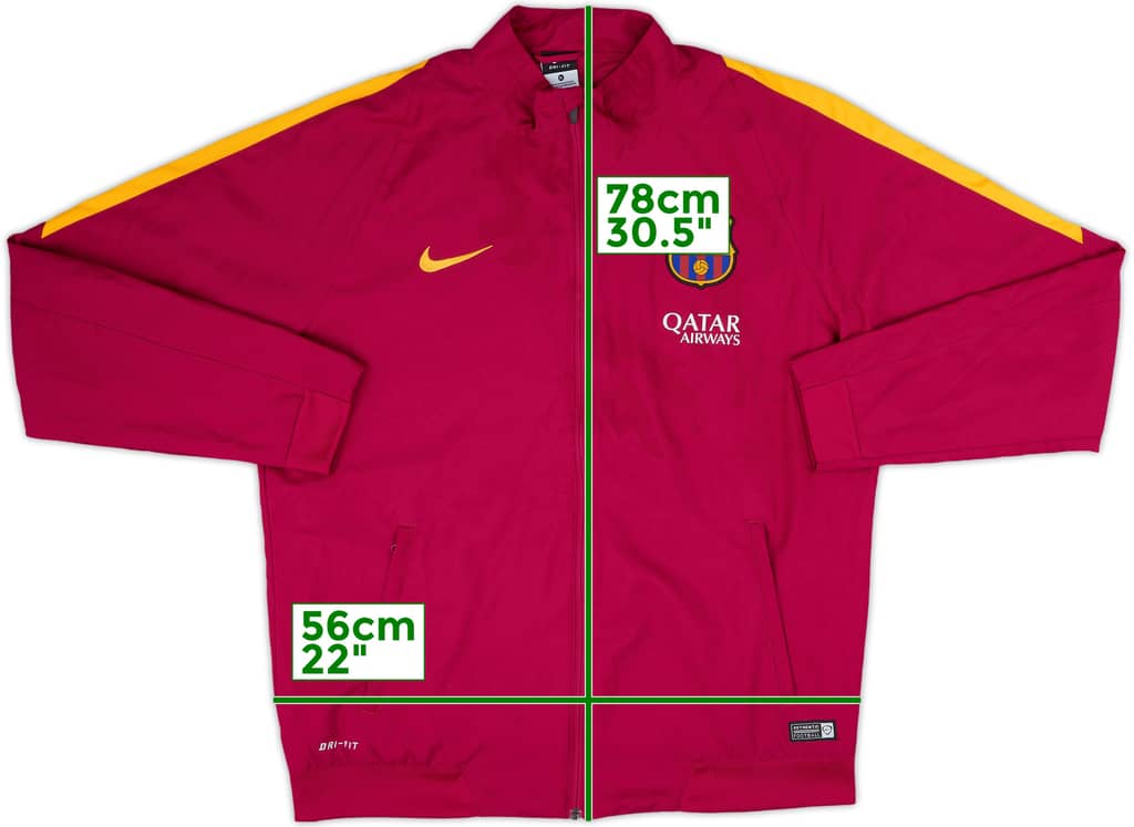 2016-17 Barcelona Nike Track Jacket - 6/10 - (XL)