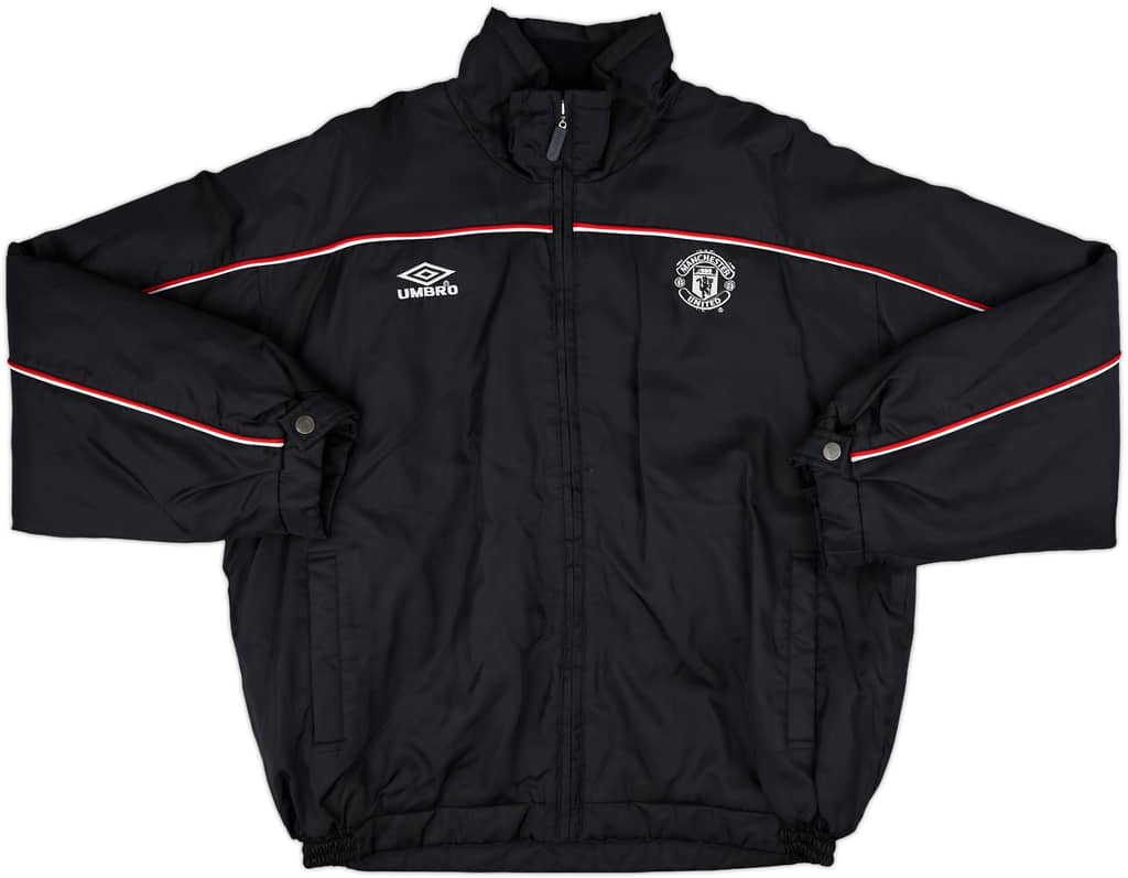 1999-00 Manchester United Umbro Padded Bench Coat - 9/10 - (L)