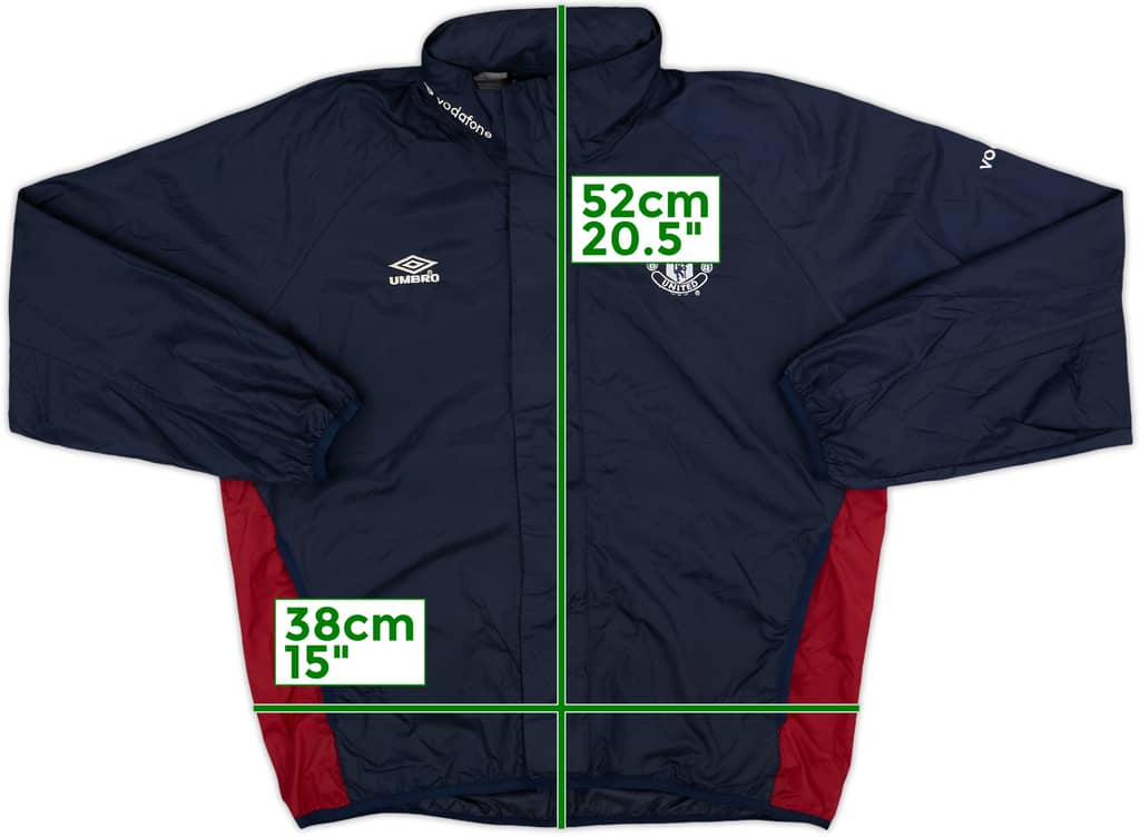 2000-01 Manchester United Umbro Hooded Rain Jacket - 8/10 - (Y)