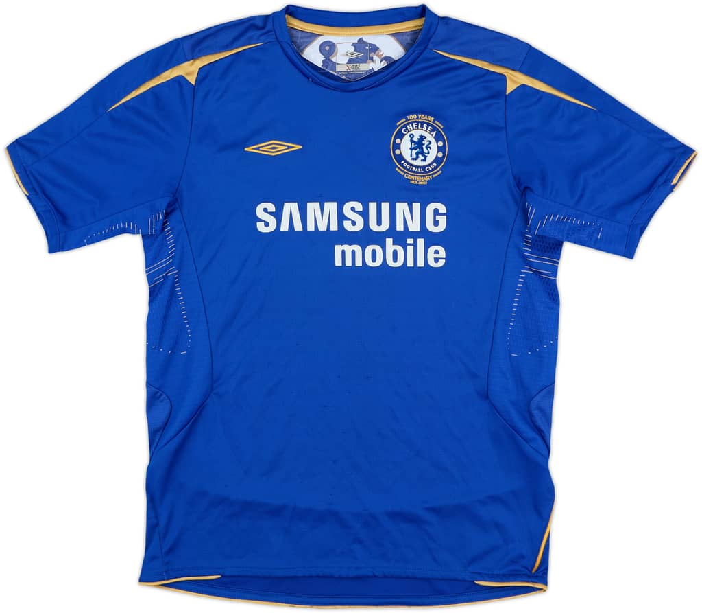 2005-06 Chelsea Centenary Home Shirt - 7/10 - (XL.Boys)