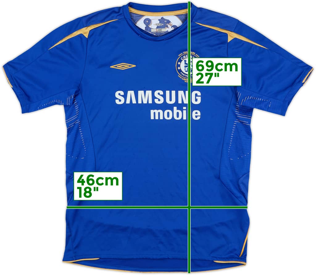 2005-06 Chelsea Centenary Home Shirt - 7/10 - (XL.Boys)