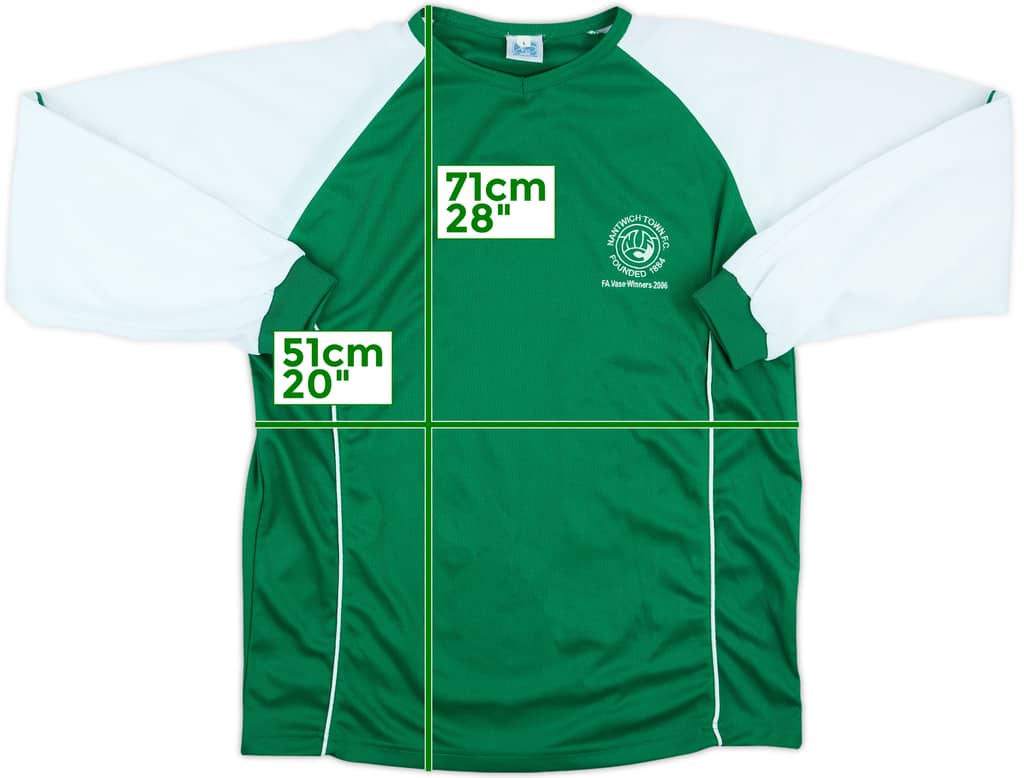 2006 Nantwich 'FA Vase Winners' Home L/S Shirt - 10/10 - (L)