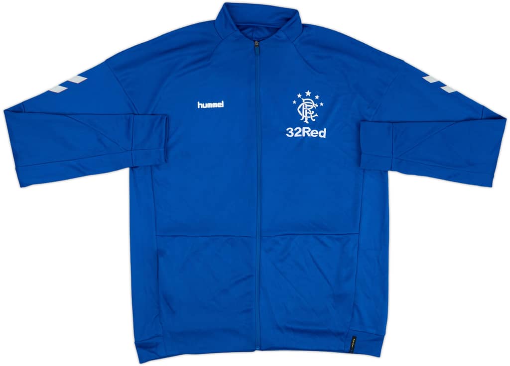 2018-19 Rangers Hummel Track Jacket - 8/10 - (3XL)