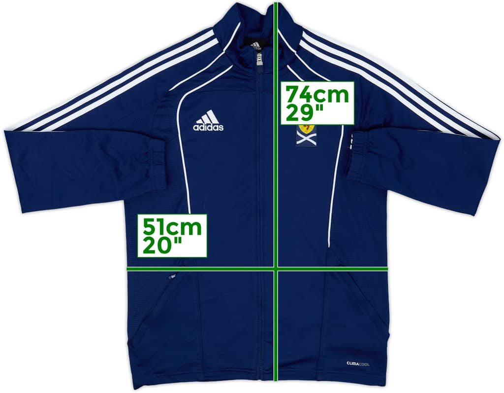 2010-12 Scotland adidas Track Jacket - 8/10 - (S)