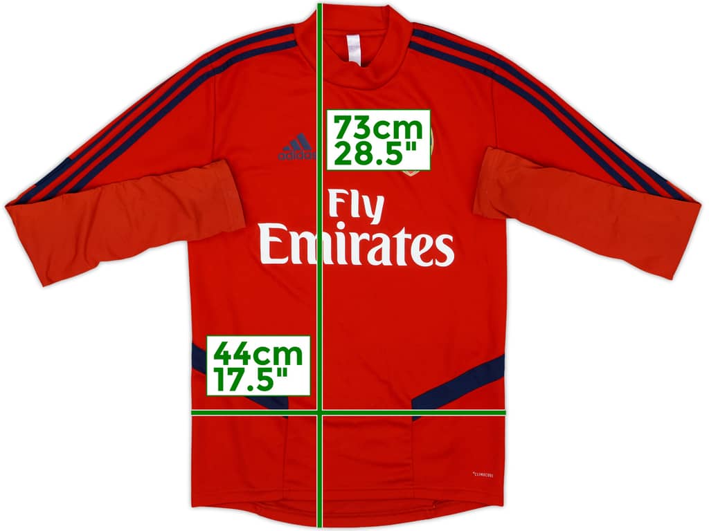 2019-20 Arsenal adidas Sweat Top - 7/10 - (XS)