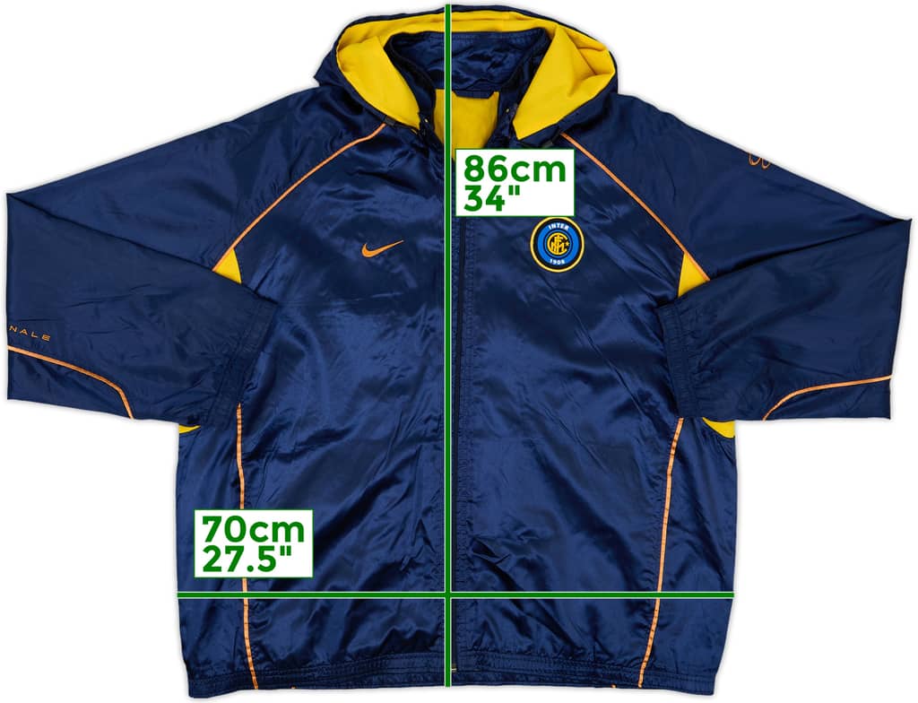 2001-02 Inter Milan Nike Track Jacket - 8/10 - (3XL)