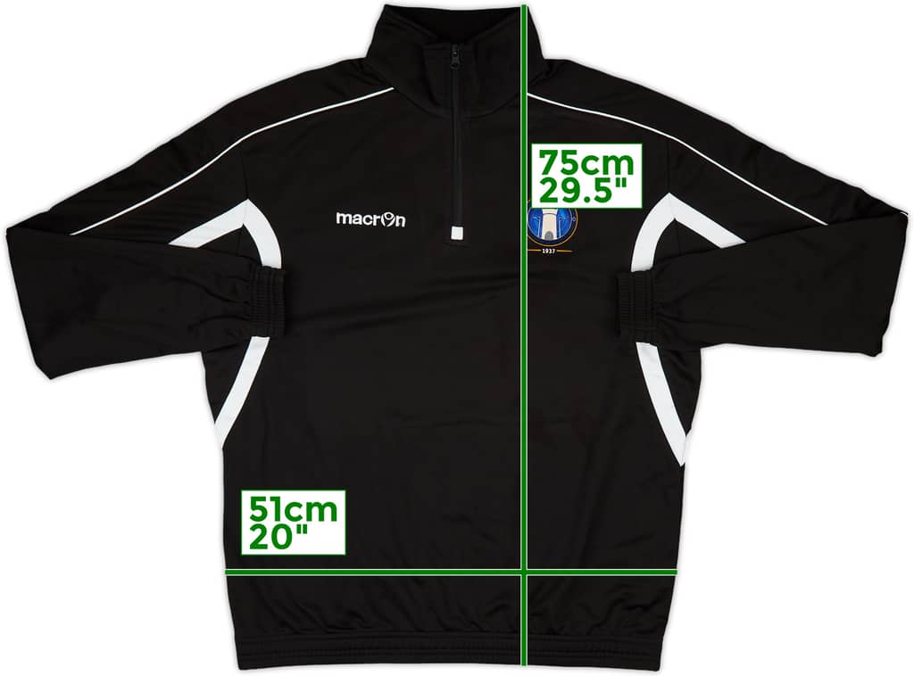 2012-13 Limerick Macron 1/4 Zip Drill Top - 8/10 - (L)