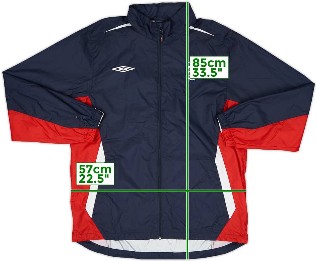 2007-09 England Umbro Hooded Rain Jacket - 7/10 - (L)