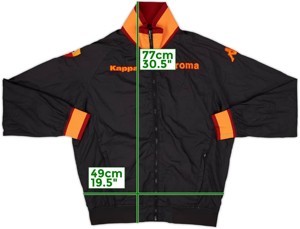 2008-09 Roma Kappa Track Jacket - 8/10 - (L)