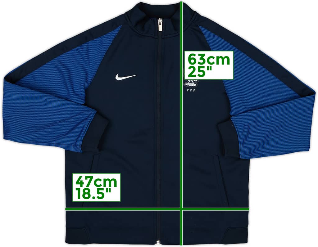 2016-17 France Nike Track Jacket - 9/10 - (XL.Boys)