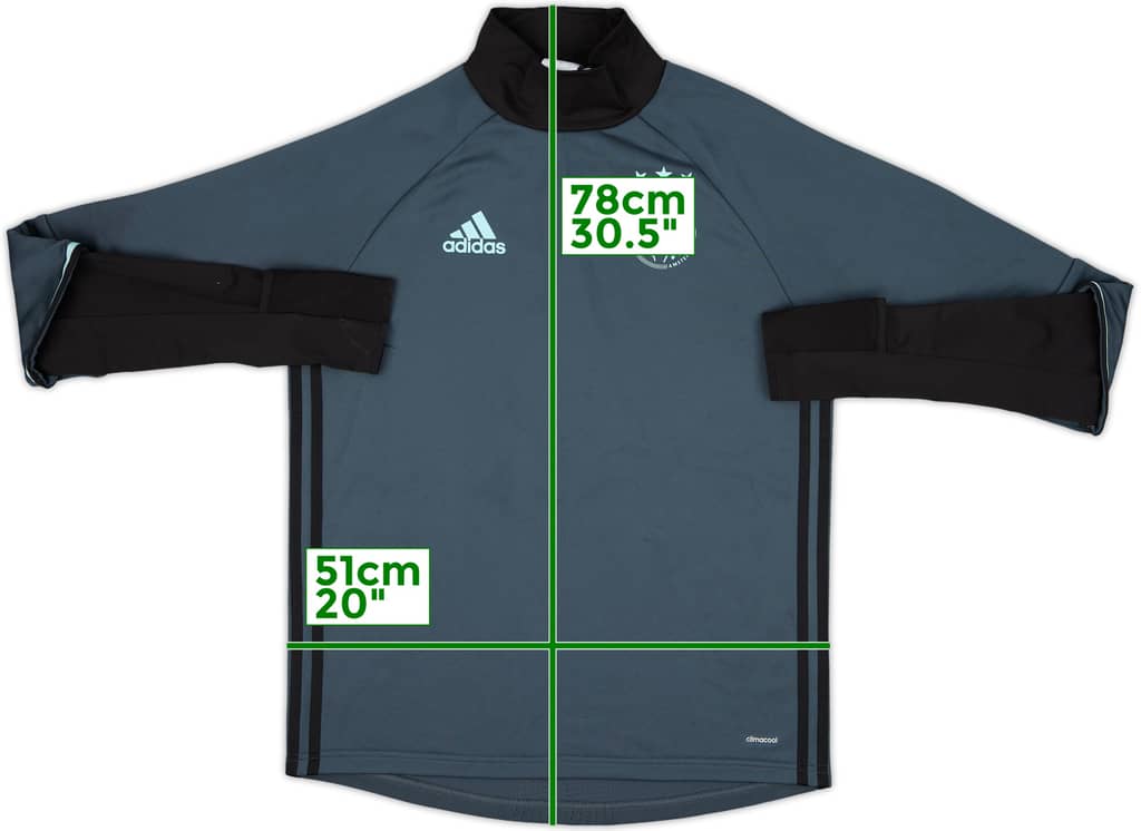 2016-17 Ajax adidas Sweat Top - 7/10 - (M)