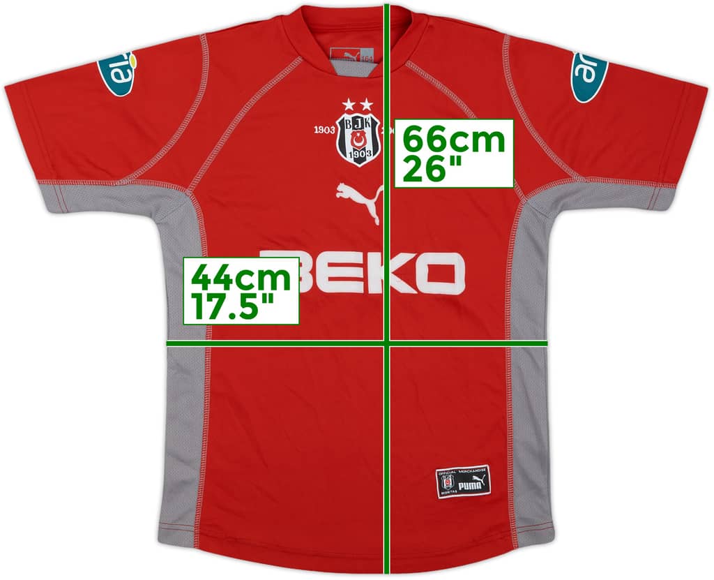 2002-03 Besiktas Third Shirt - 7/10 - (XL.Boys)